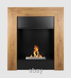 Wooden Denver portal bio fireplace