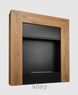 Wooden Denver portal bio fireplace