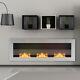 Xl Large Bio Ethanol Fireplace Inset/wall Mounted Fire Fuel Burners With Glass